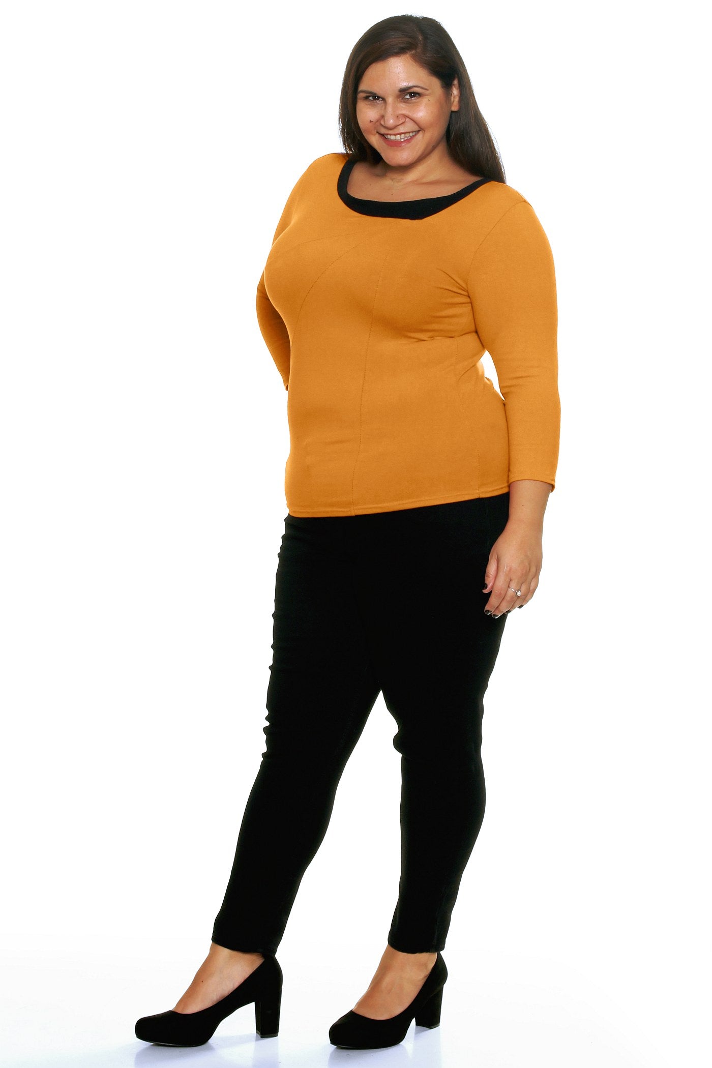 Original Retro Top in Gold