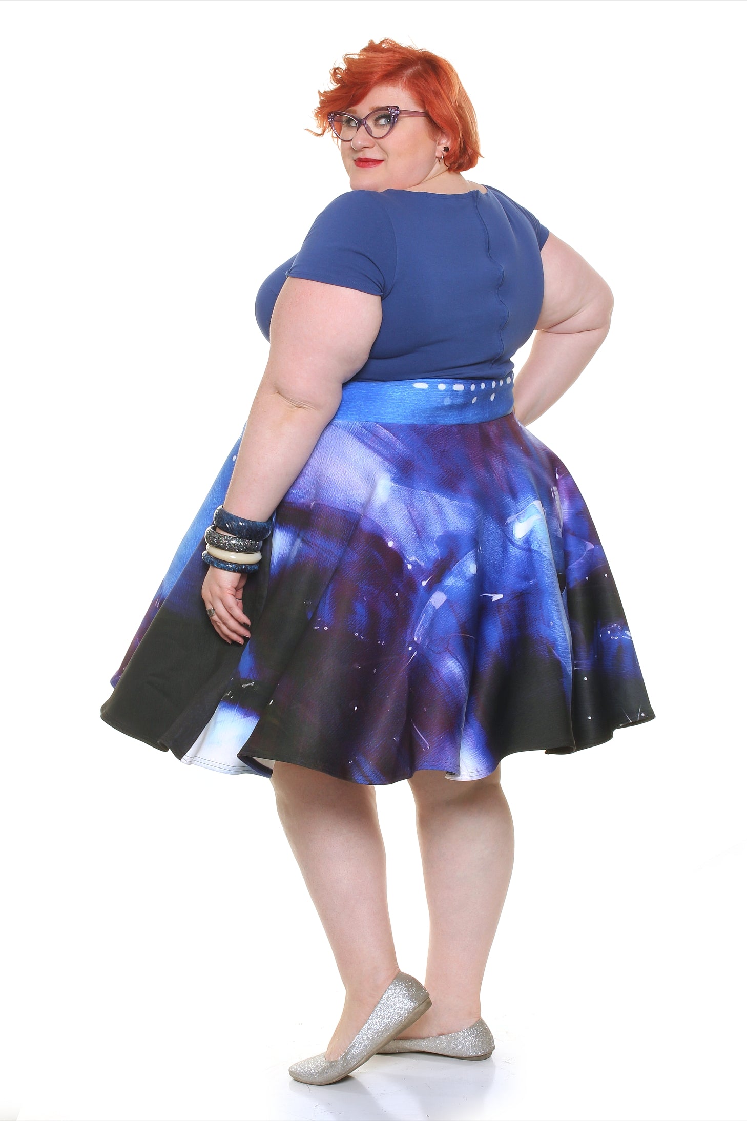 Star Trek™ The Motion Picture: Enterprise in Drydock Midi Skirt