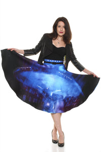Star Trek™ The Motion Picture: Enterprise in Drydock Midi Skirt